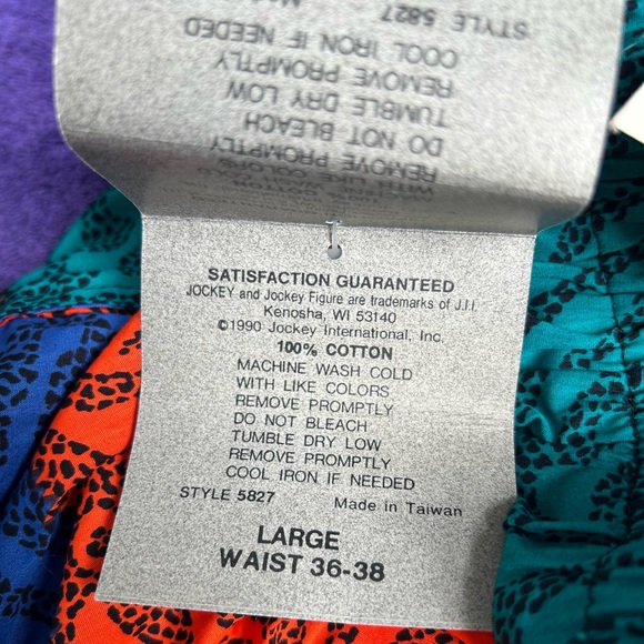 Vintage Jockey Bold Print Pocket Swim Shorts 😎 - Picture 6 of 8